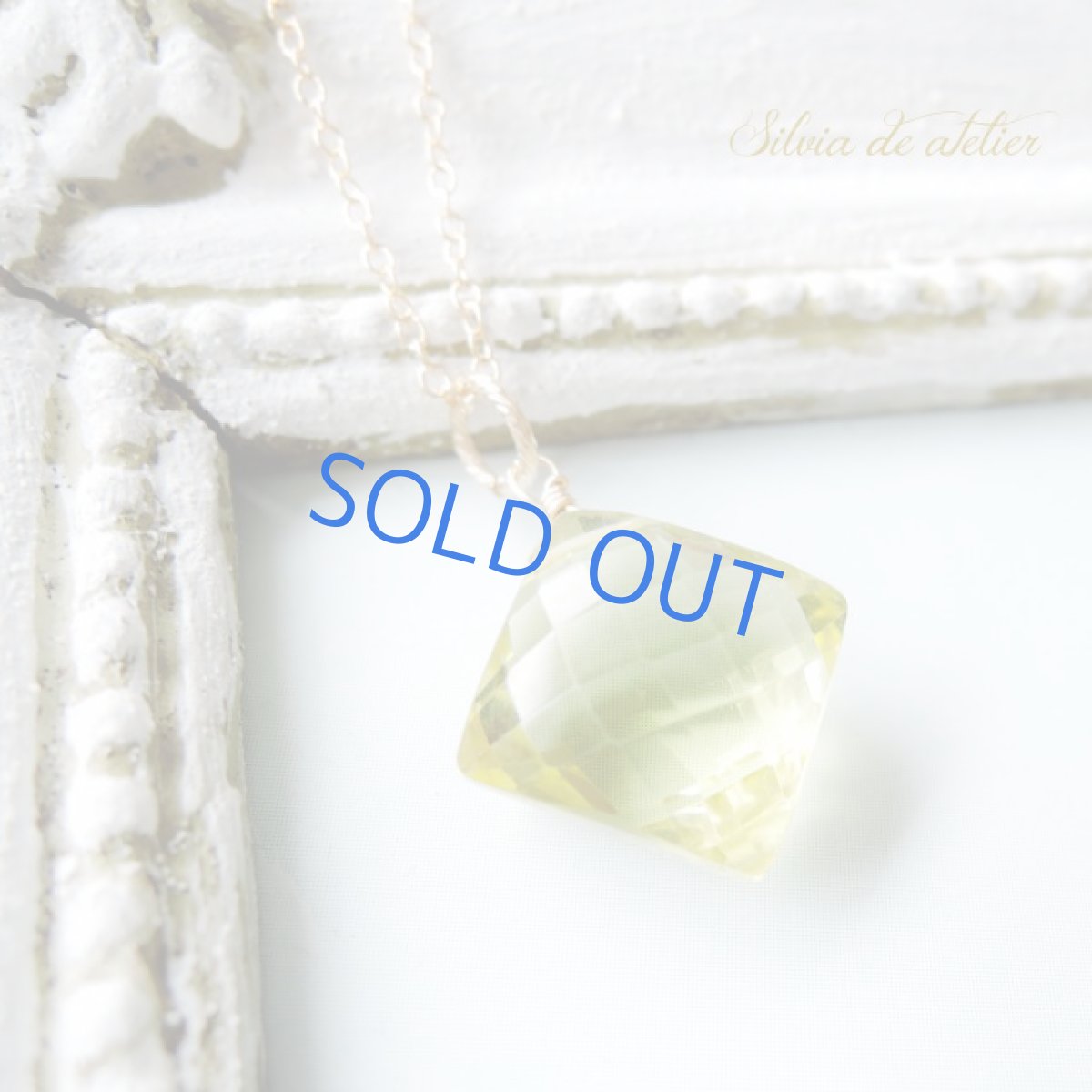 画像4: AAA　宝石質　オロヴェルデ　スクエアパフカット　14kgf~45cmスライドチェーンネックレス (4)