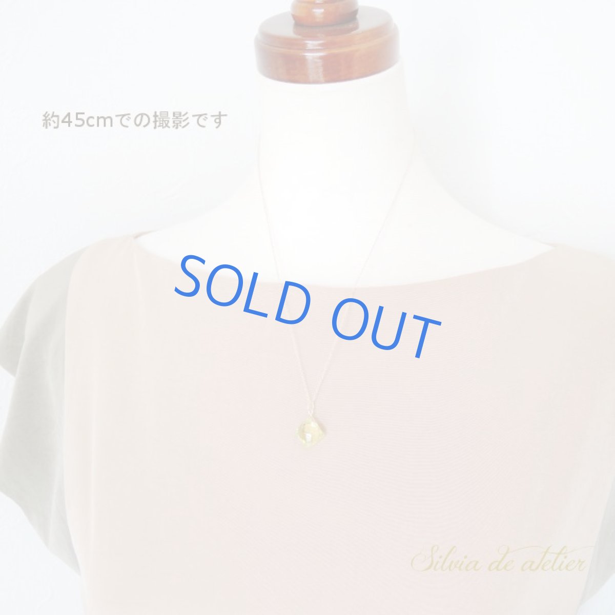 画像7: AAA　宝石質　オロヴェルデ　スクエアパフカット　14kgf~45cmスライドチェーンネックレス (7)