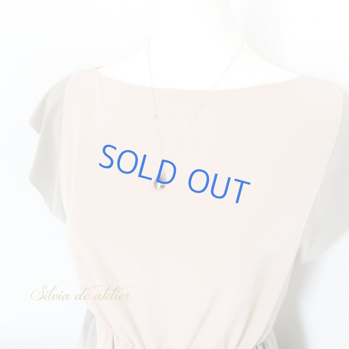 画像7: ＜１点もの＞ブラウンアゲート＆ブルーグリーンサファイア　14kgf50cmネックレス (7)