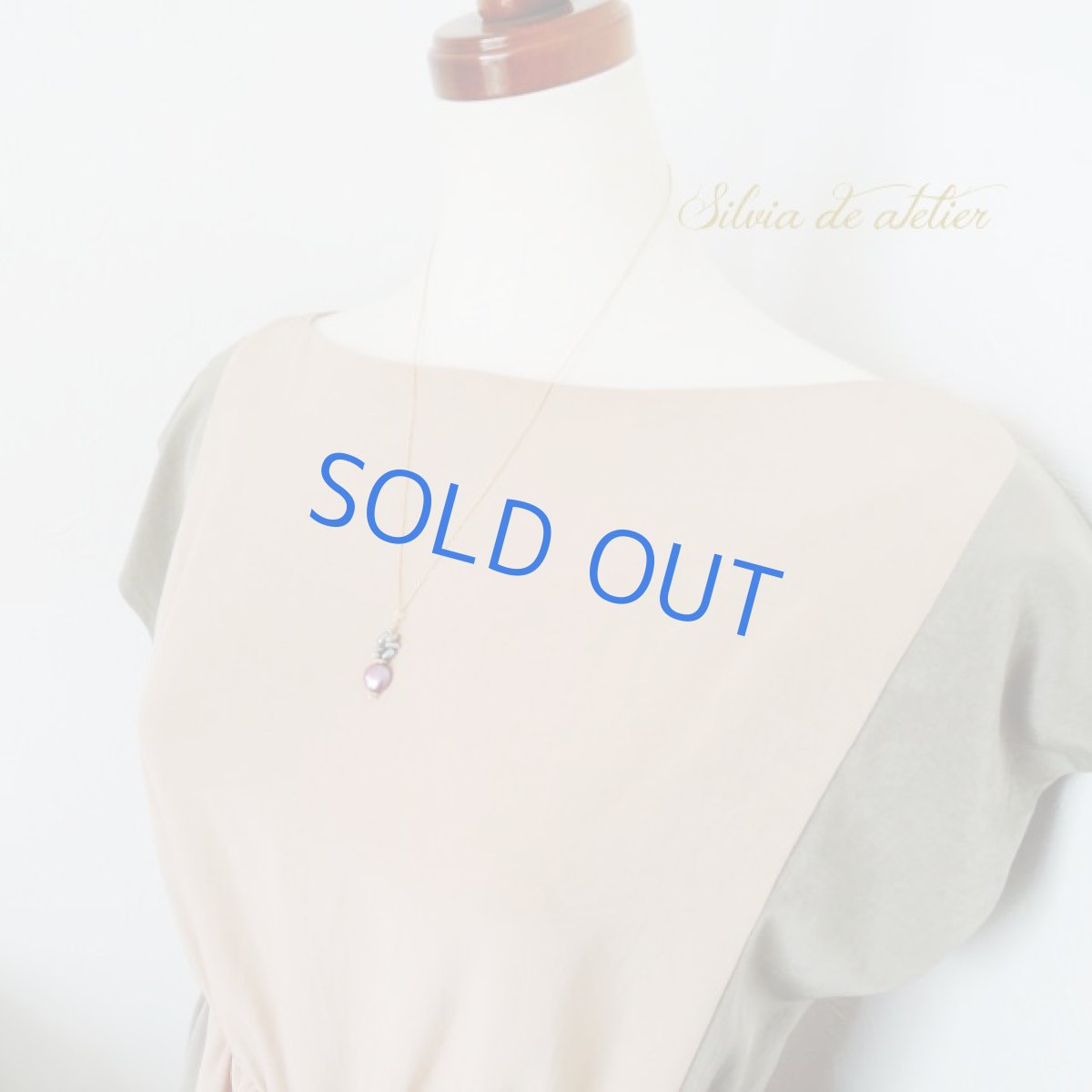 画像7: ＜1点もの＞ワインカラー淡水パール　デザインチャーム　14kgfネックレス約50cm (7)