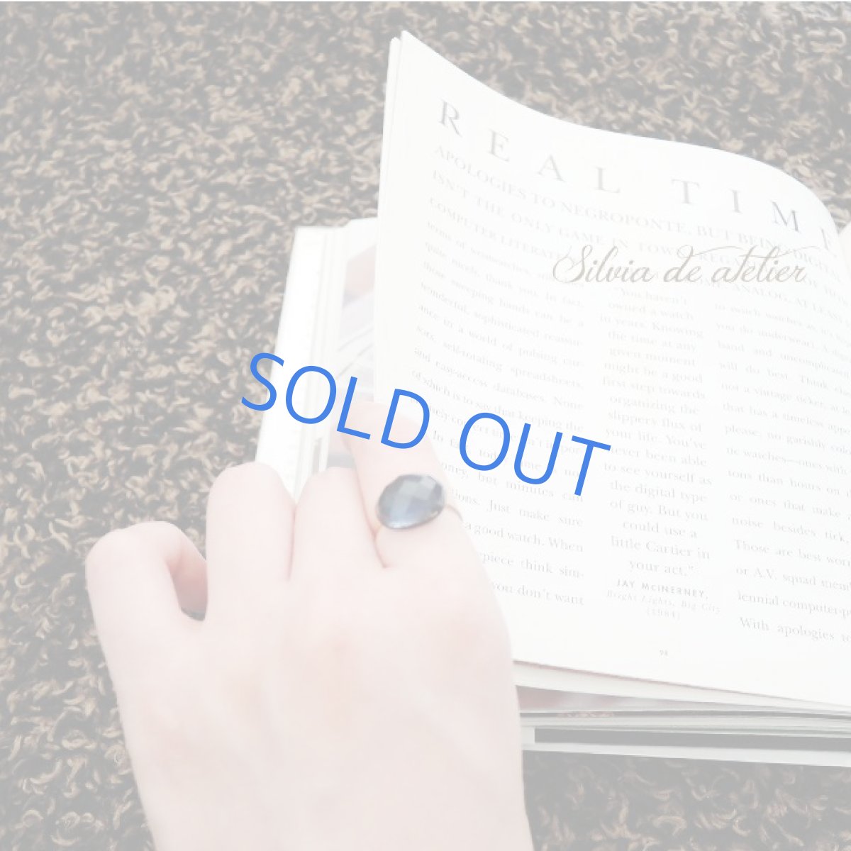 画像8: <残り1・10号/13号SELECT>14KGF リング AAA ブルータイガーアイ&クリスタルカット オーバル (8)