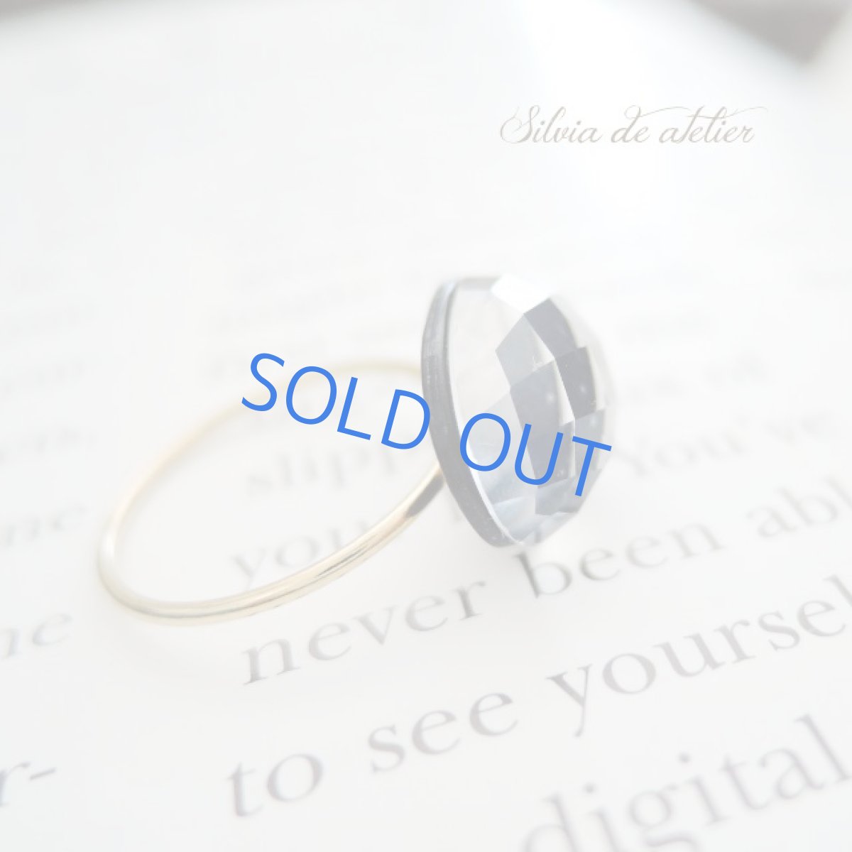 画像4: <残り1・10号/13号SELECT>14KGF リング AAA ブルータイガーアイ&クリスタルカット オーバル (4)