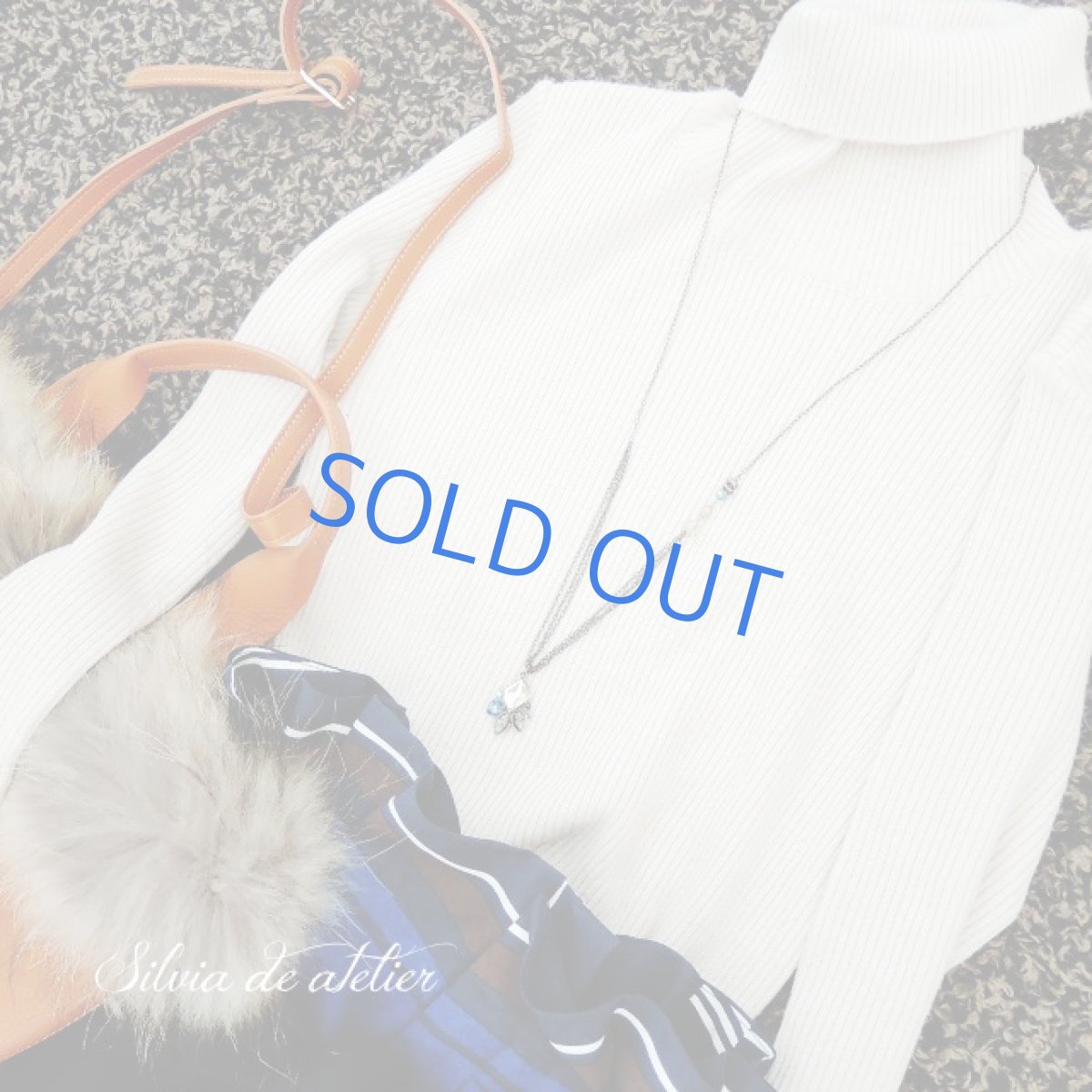 画像6: ＜限定1・ロングB＞ブルーグラスストーン　アンティークゴールドロングネックレス (6)