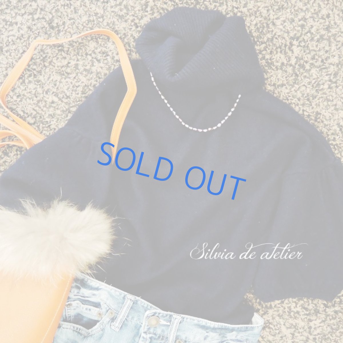 画像8: ＜限定1＞ネイビー　淡水パール　ライス　ショートネックレス (8)