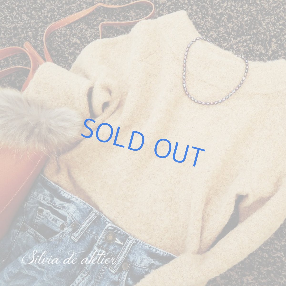 画像7: ＜限定1＞ネイビー　淡水パール　ライス　ショートネックレス (7)