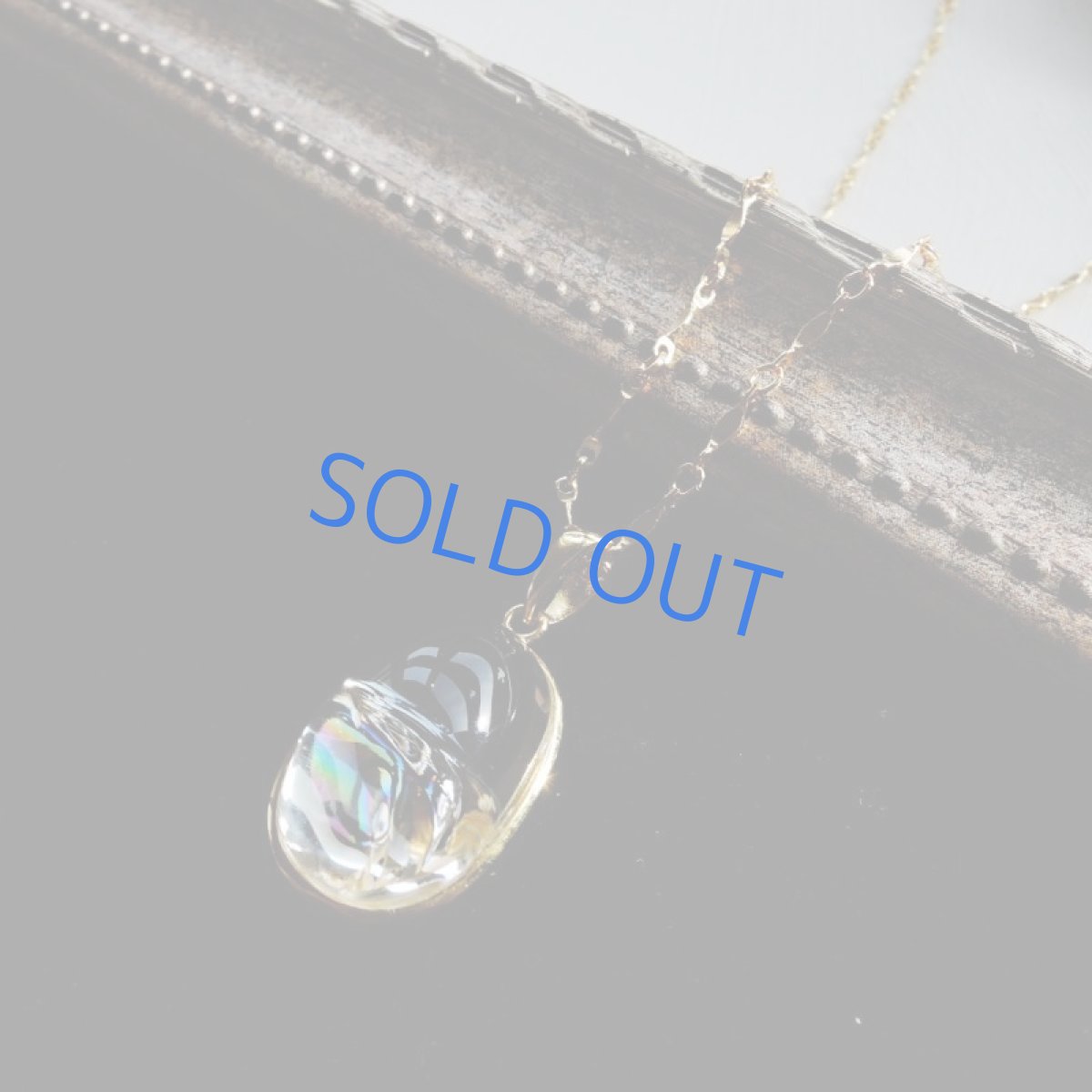 画像3: ＜1点もの・B＞AAAランク　アイリスクォーツ(レインボークォーツ）　フレームストーン　14kgfネックレス  (3)