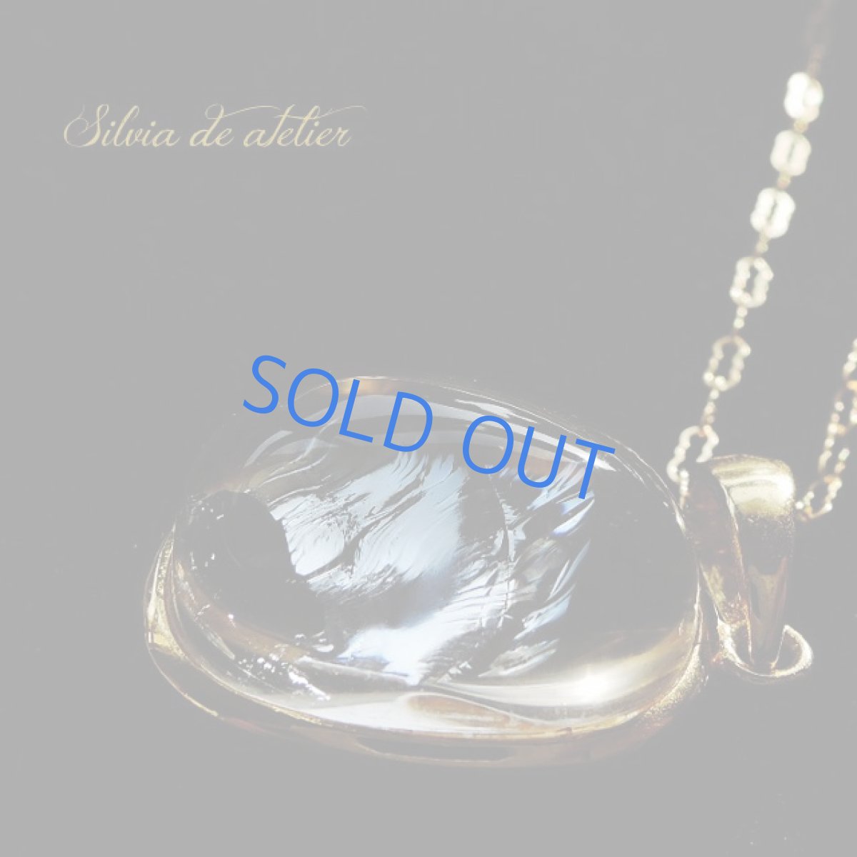 画像4: ＜1点もの・C＞AAAランク　アイリスクォーツ(レインボークォーツ）　フレームストーン　14kgfネックレス (4)