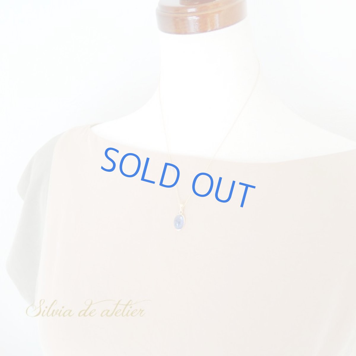 画像6: ＜1点もの・E＞AAAランク　タンザナイト　オーバル型フレームストーン　14kgfネックレス (6)