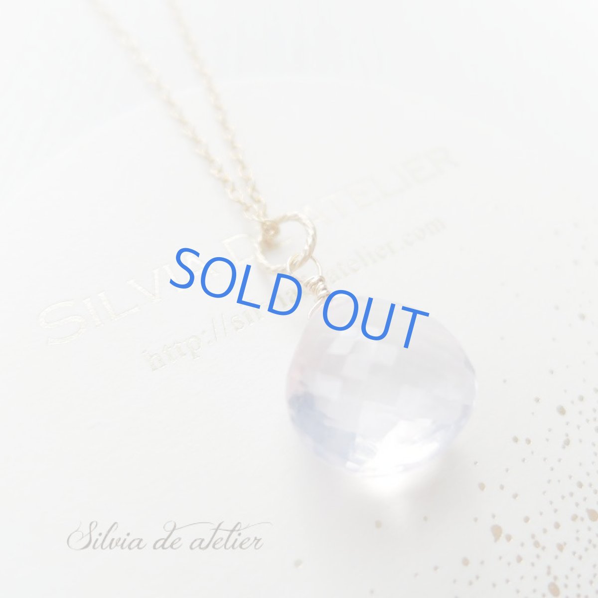 画像5: ＜1点もの＞大粒　スコロライト　ブリオレットマロンドロップ　14kgfスライドボール付ネックレス (5)