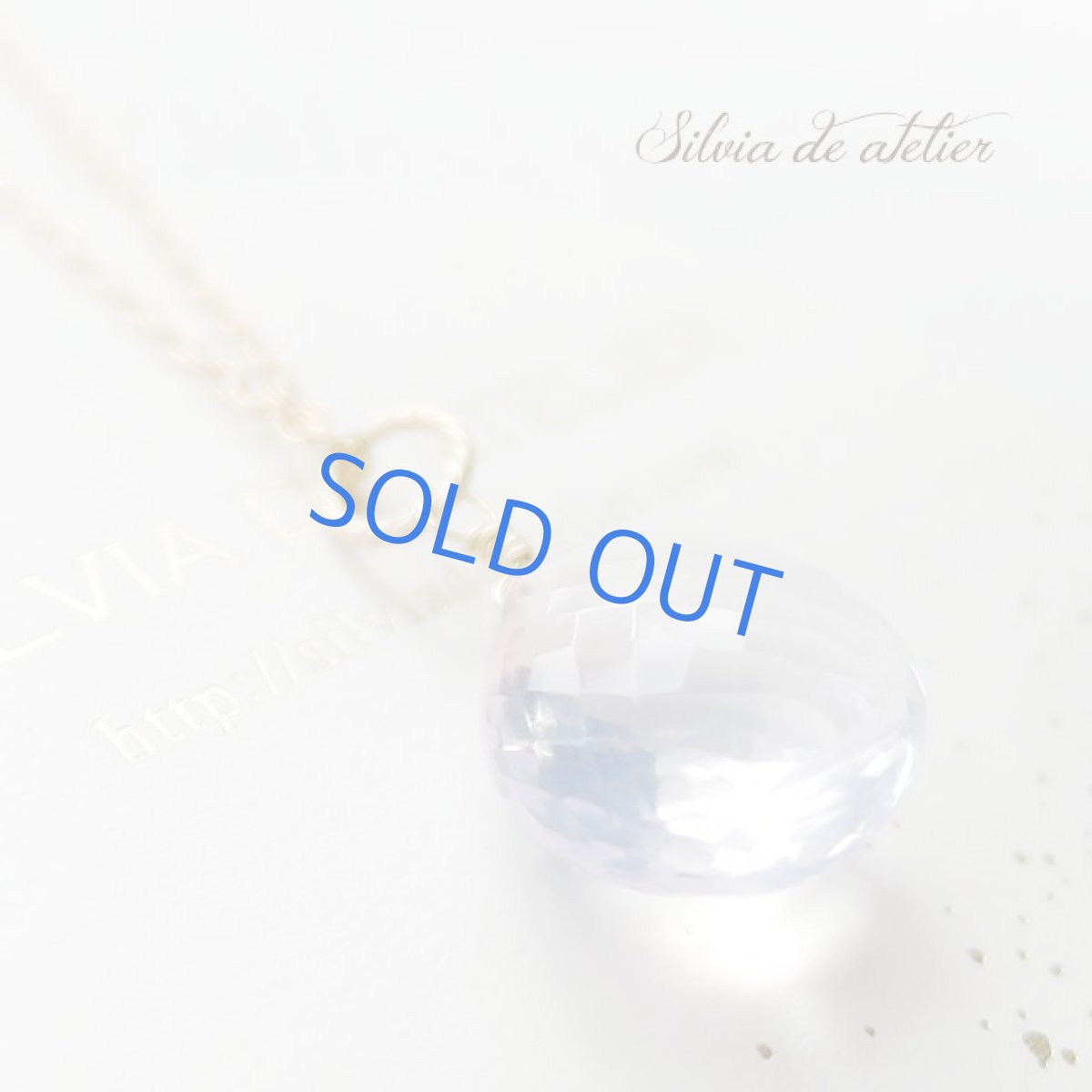 画像3: ＜1点もの＞大粒　スコロライト　ブリオレットマロンドロップ　14kgfスライドボール付ネックレス (3)