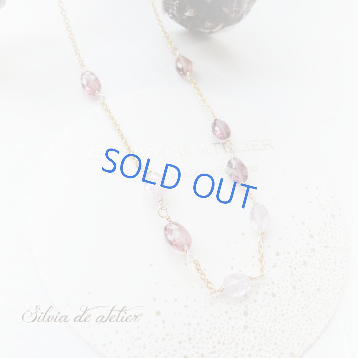 画像5: ＜1点もの＞レッドスピネル　ステーション　14kgf ネックレス約50cm (5)