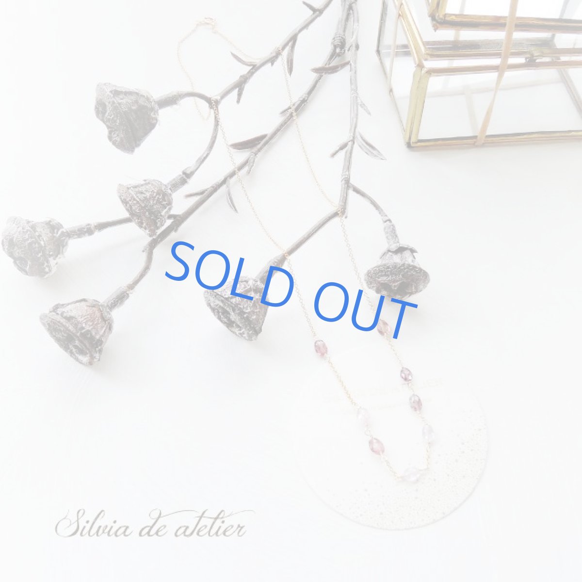 画像3: ＜1点もの＞レッドスピネル　ステーション　14kgf ネックレス約50cm (3)