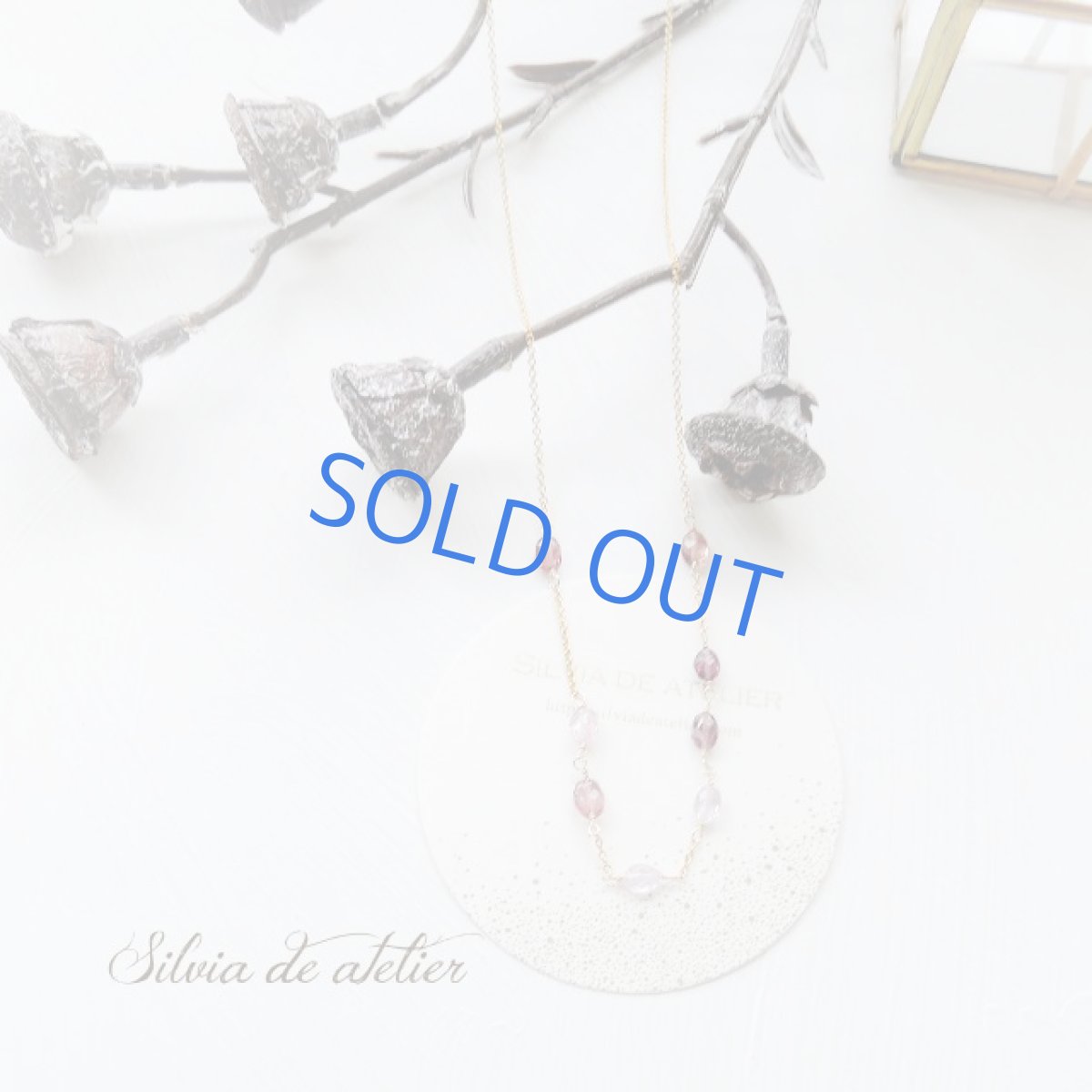 画像4: ＜1点もの＞レッドスピネル　ステーション　14kgf ネックレス約50cm (4)