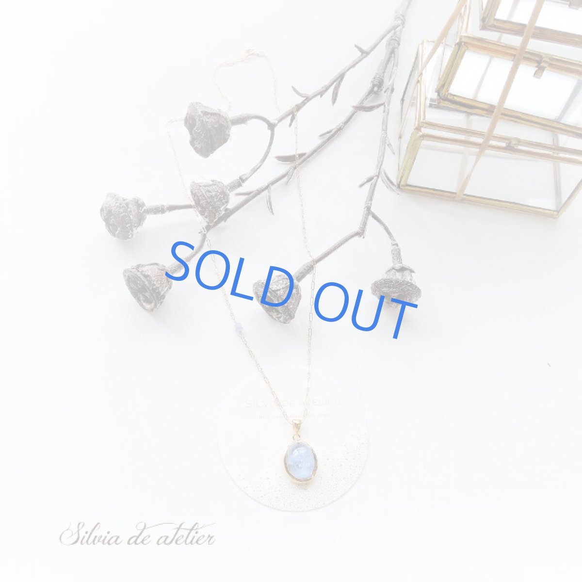 画像7: ＜1点もの・B＞デュモルチェライト　イン　クォーツ　約50cm　14kgf ネックレス (7)