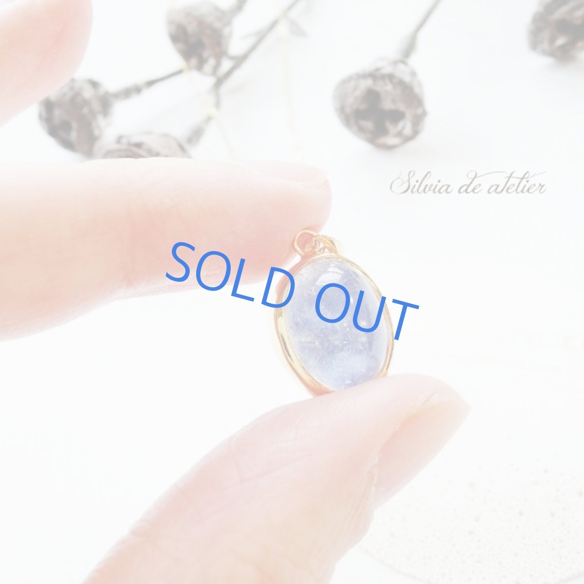 画像5: ＜1点もの・B＞デュモルチェライト　イン　クォーツ　約50cm　14kgf ネックレス (5)