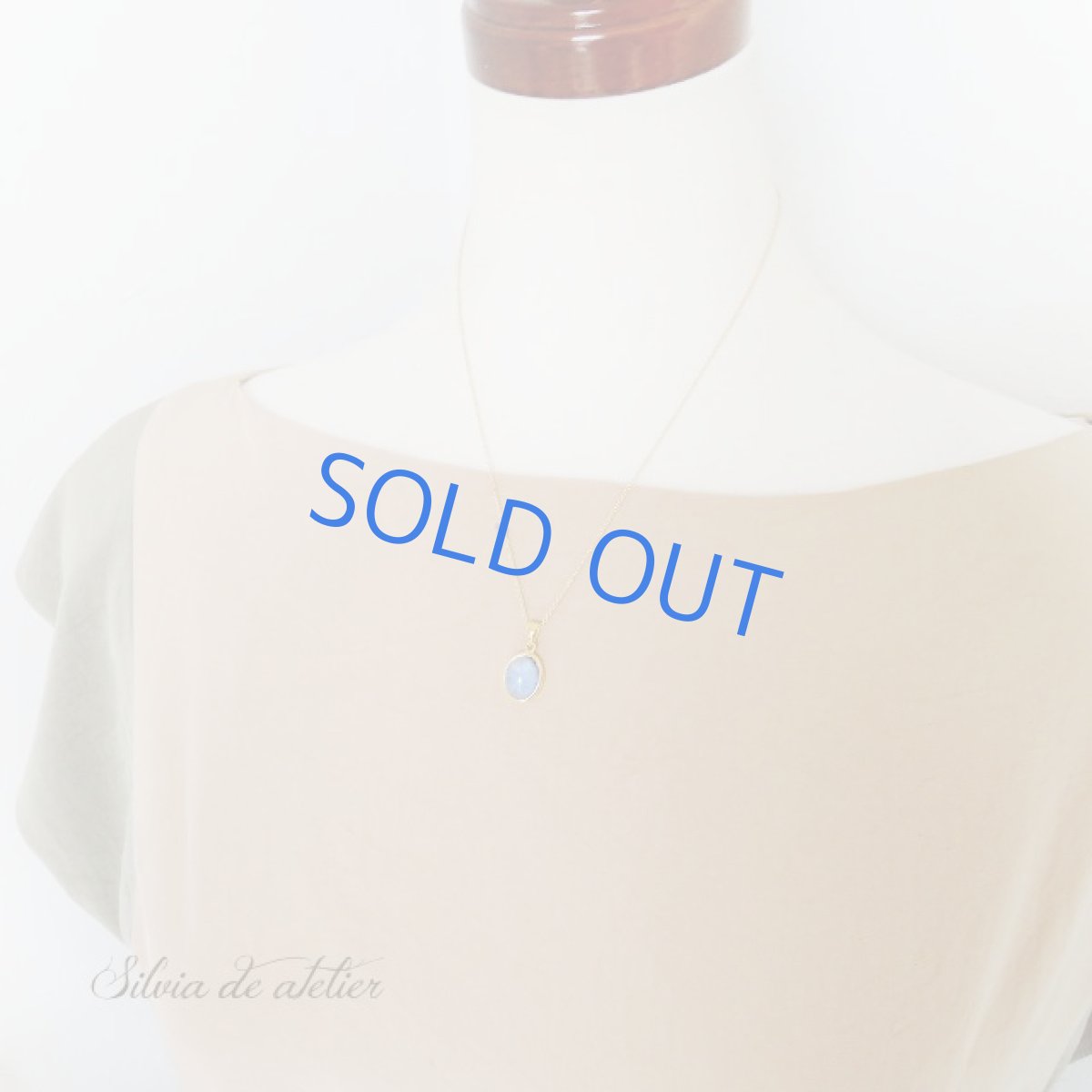 画像8: ＜1点もの・A＞デュモルチェライト　イン　クォーツ　約40cm　14kgf ネックレス (8)