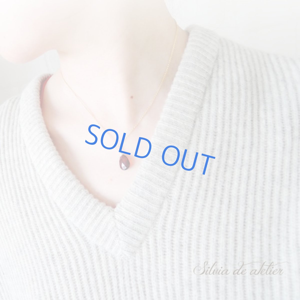 画像4: 【残り1】AAA モザンビークガーネット LLサイズ粒 14kgf ネックレス約40cm (4)