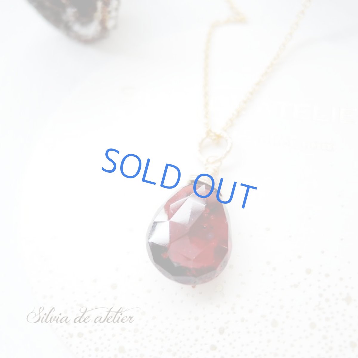 画像2: 【残り1】AAA モザンビークガーネット LLサイズ粒 14kgf ネックレス約40cm (2)