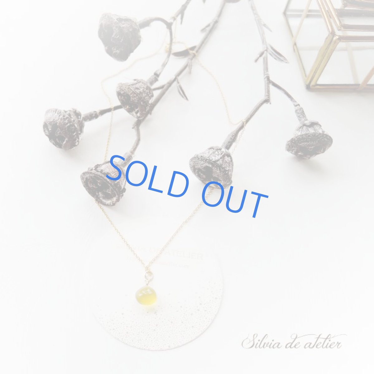 画像4: 【残り3・訳あり】春を呼び込むミモザイエロー♪ イエローオパール 14kgfチェーンネックレス (4)