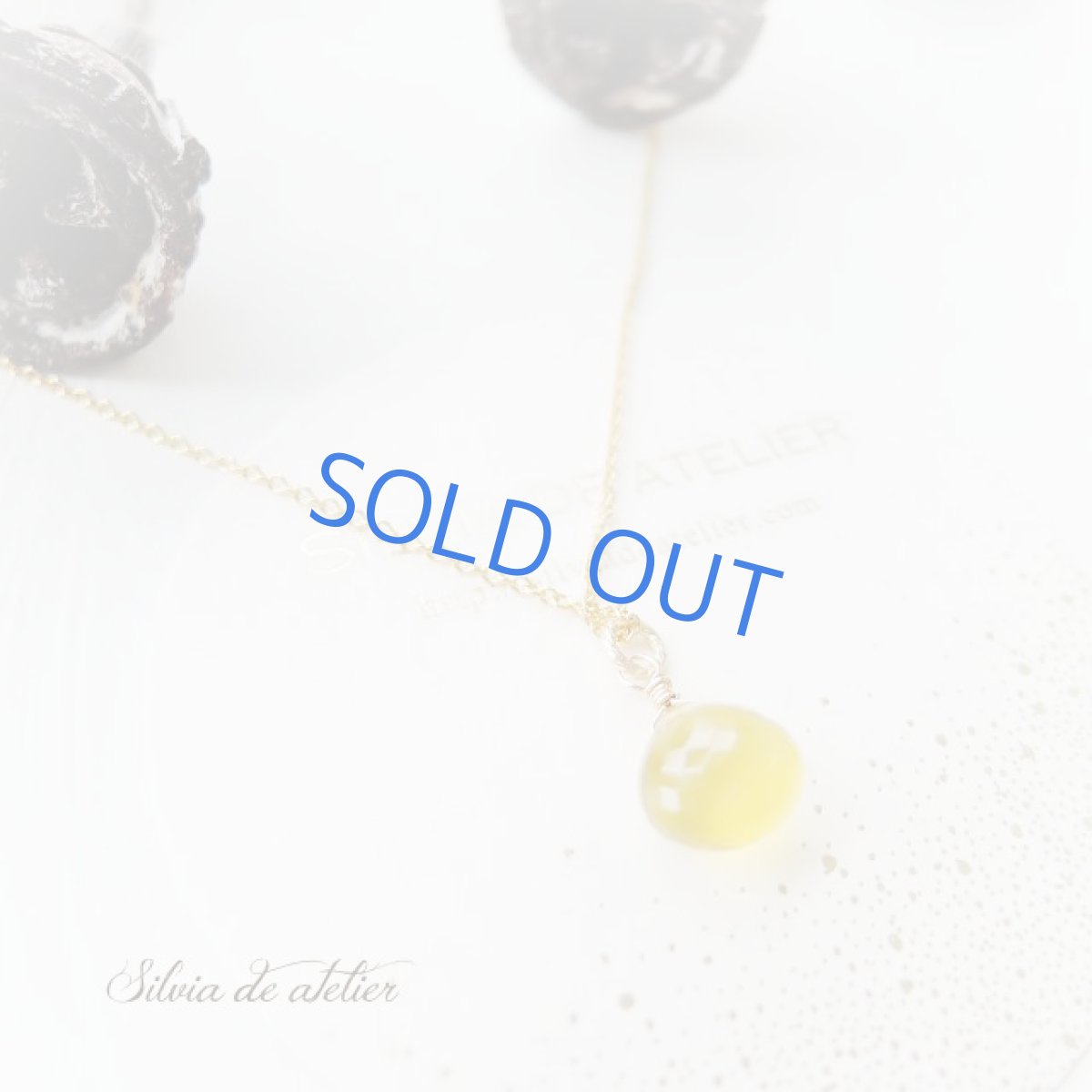 画像5: 【残り3・訳あり】春を呼び込むミモザイエロー♪ イエローオパール 14kgfチェーンネックレス (5)