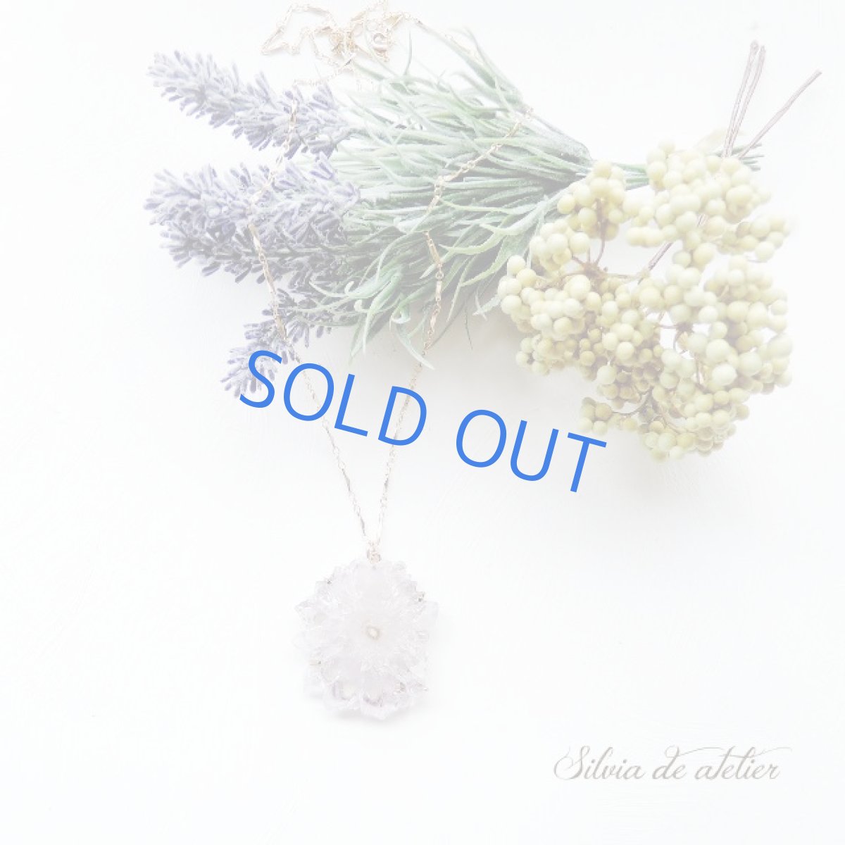 画像5: ＜1点もの・ゴールドC特大＞アメジスト　原石　フラワー　スライスジオード　ネックレス約80cm (5)