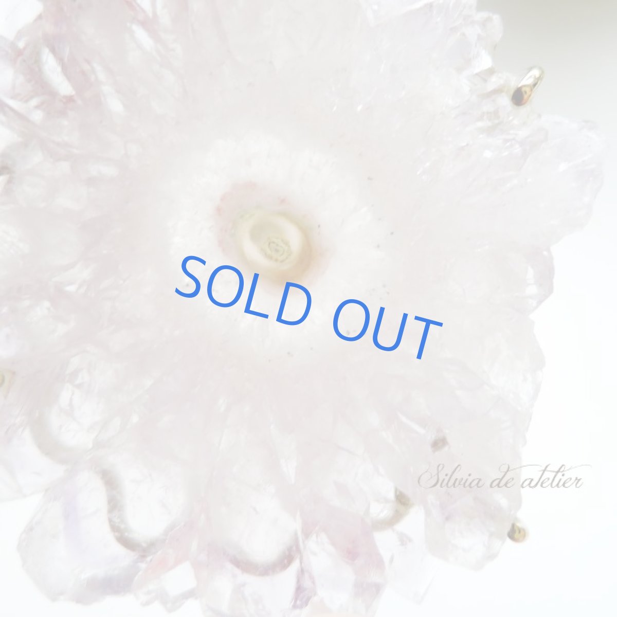 画像3: ＜1点もの・ゴールドC特大＞アメジスト　原石　フラワー　スライスジオード　ネックレス約80cm (3)