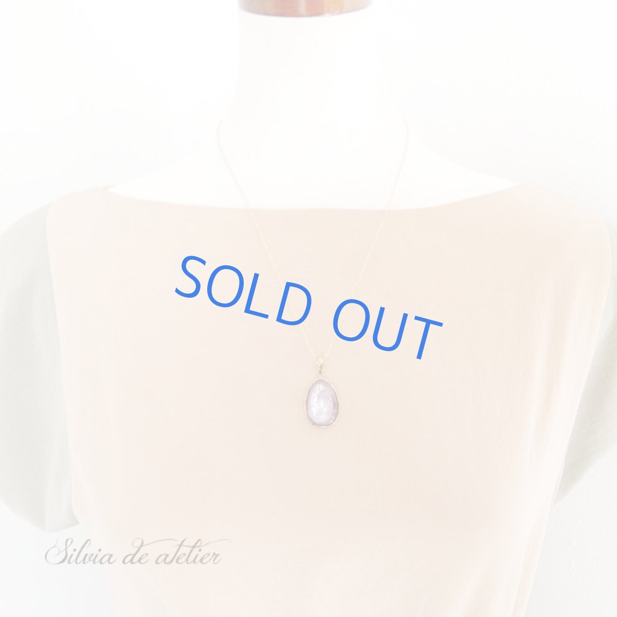 画像8: <1点もの・A> 24K仕上げ フレーム レピドライト ペンダント 14kgf約50cmチェーン (8)