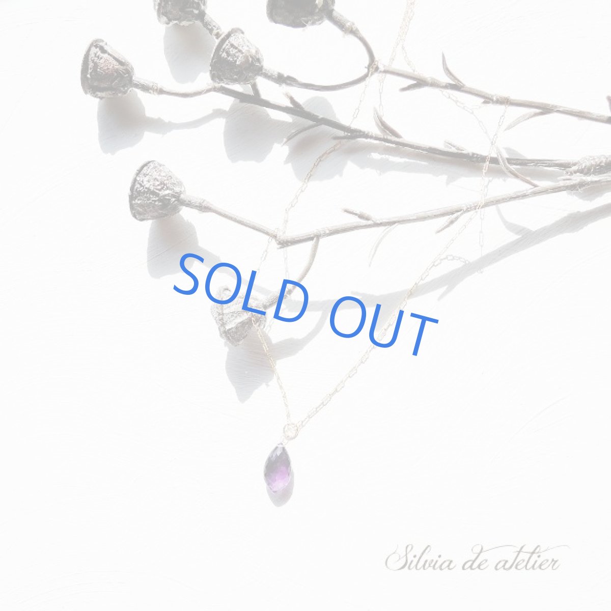 画像3: 【残り1】ダークパープルカラー　アメジスト　大粒シャンデリアペアカット　約50cm14kgfネックレス (3)