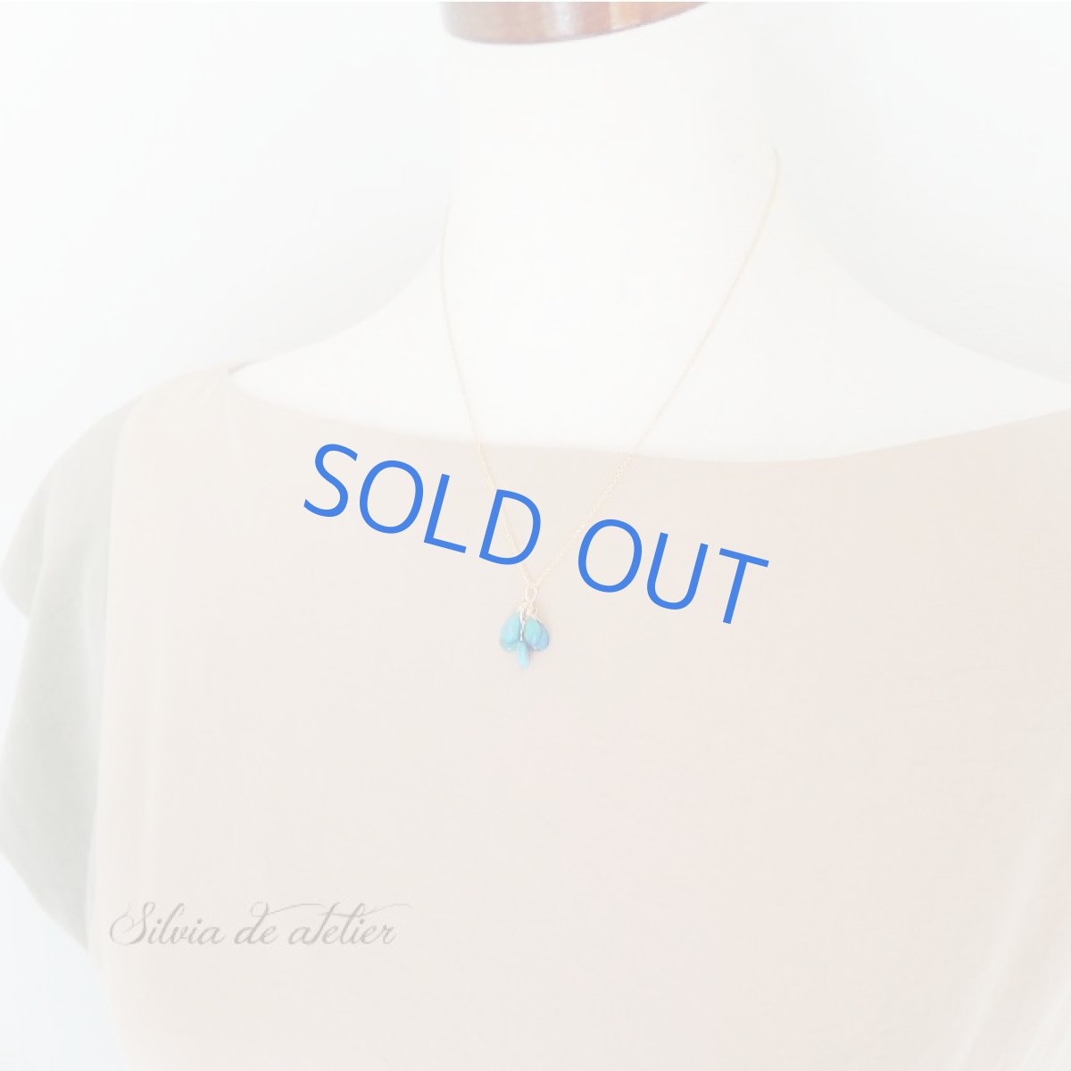 画像7: ＜訳あり残り1＞ブルーエチオピアンオパール　フリンジチャーム　約40cm14kgfネックレス (7)