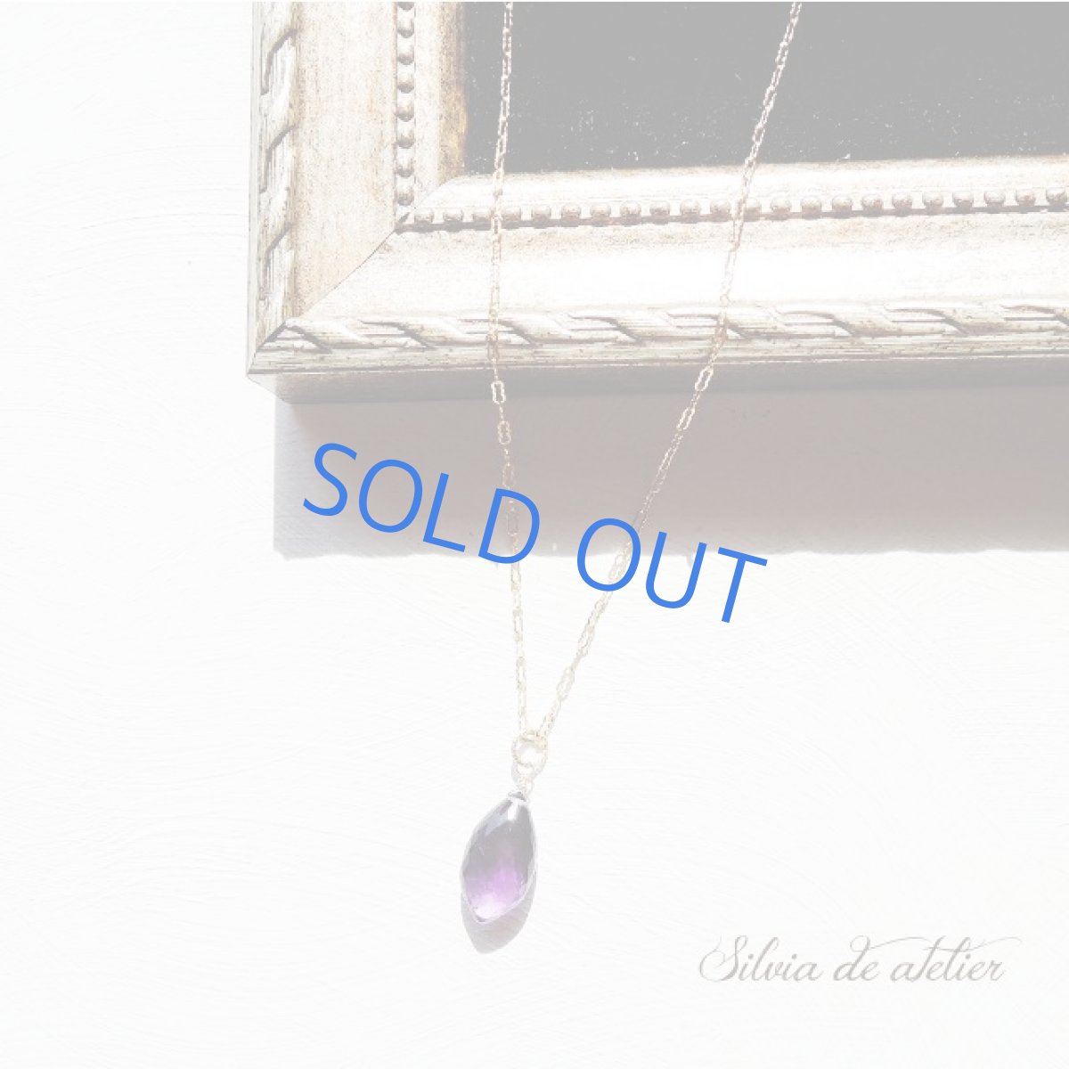 画像5: 【残り1】ダークパープルカラー　アメジスト　大粒シャンデリアペアカット　約50cm14kgfネックレス (5)