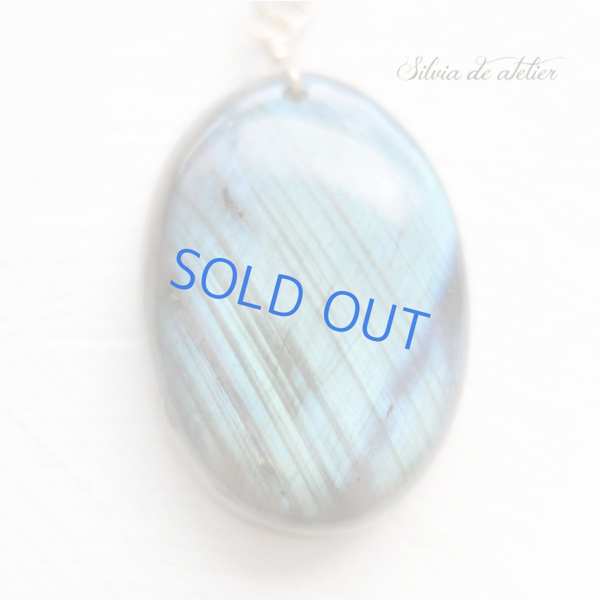 画像3: ＜1点もの＞大粒　ラブラドライト　カボション＆ロードライトガーネット　約55cm14kgfネックレス (3)