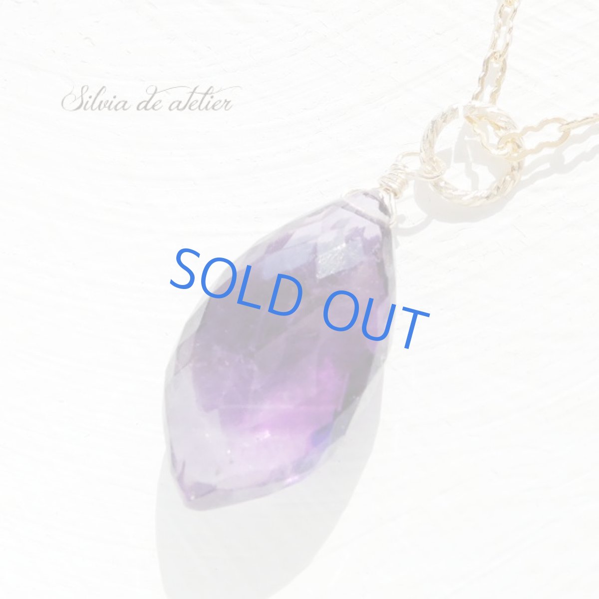 画像2: 【残り1】ダークパープルカラー　アメジスト　大粒シャンデリアペアカット　約50cm14kgfネックレス (2)