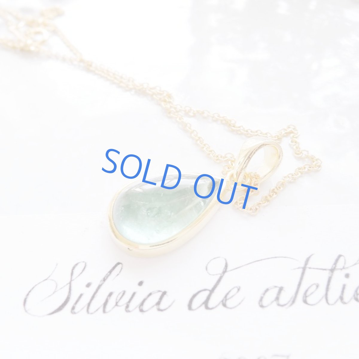 画像6: <1点もの・少しぽってり>希少♪ ブラジル産 グリーントルマリン ペンダント 14kgfネックレス (6)