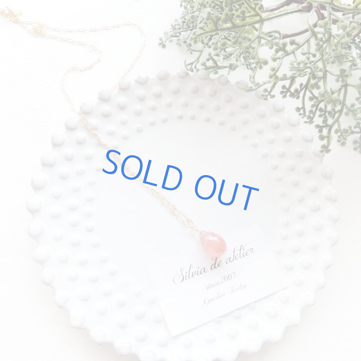 画像3: ＜残り1・AAAA＞大粒　インカローズ　ブリオレットドロップ　約50cm14kgfデザインチェーンネックレス (3)