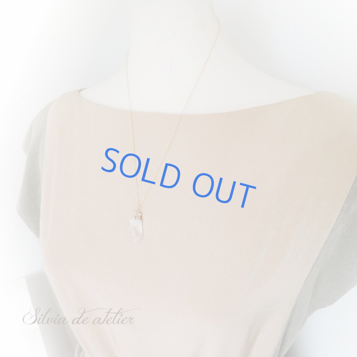 画像7: ＜1点もの＞原石クリスタルタンブル　約50cm　14kgfネックレス (7)