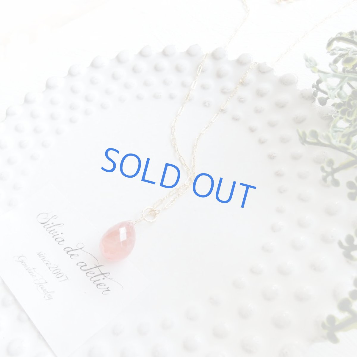 画像6: ＜残り1・AAAA＞大粒　インカローズ　ブリオレットドロップ　約50cm14kgfデザインチェーンネックレス (6)