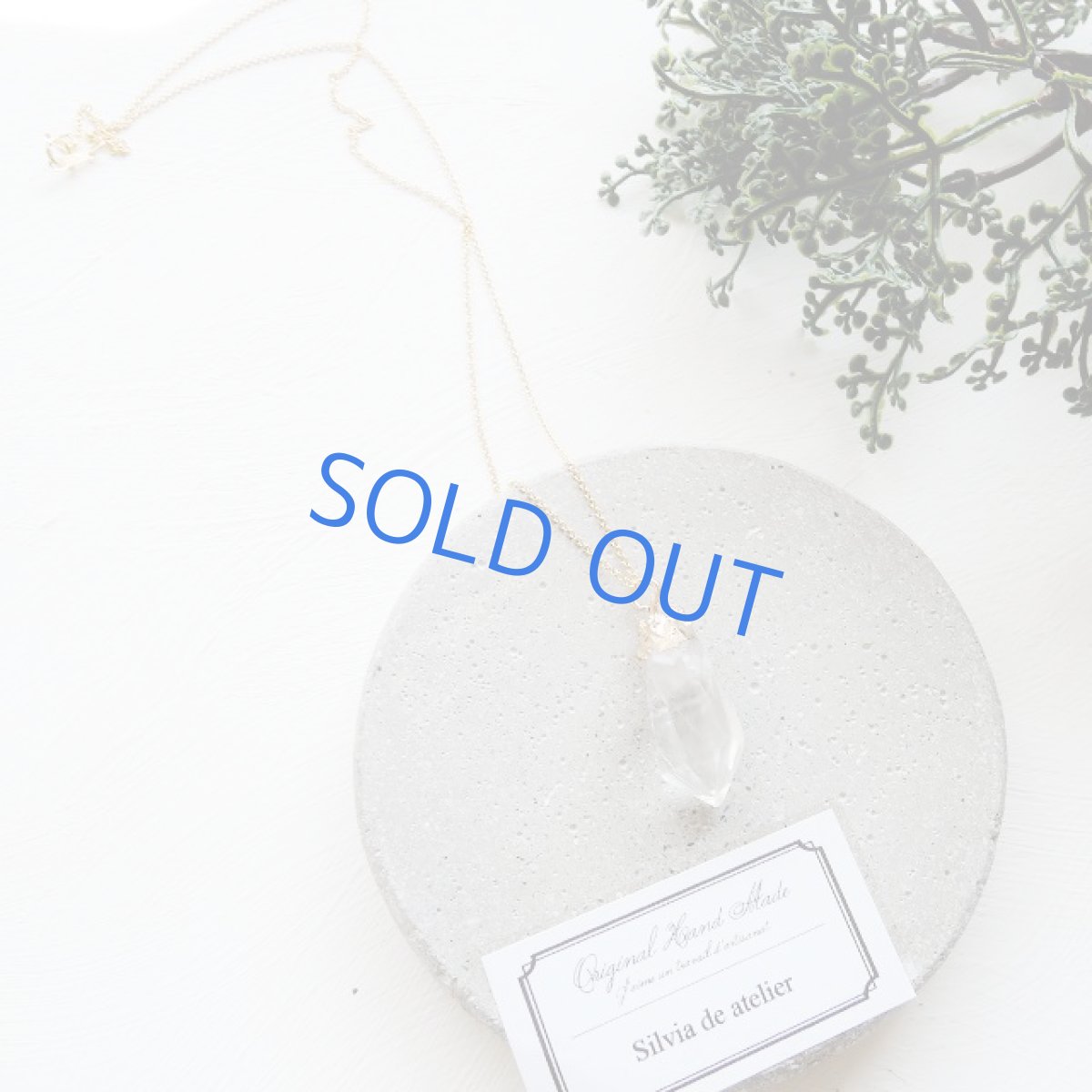 画像2: ＜1点もの＞原石クリスタルタンブル　約50cm　14kgfネックレス (2)