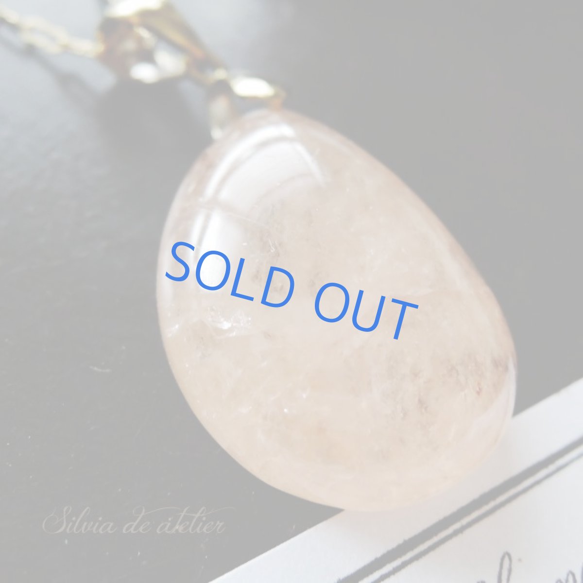 画像3: <1点もの・ペタル>大粒 ピンクアクアマリン(モルガナイト) つるりんシェイプ 約50cm14kgfネックレス (3)