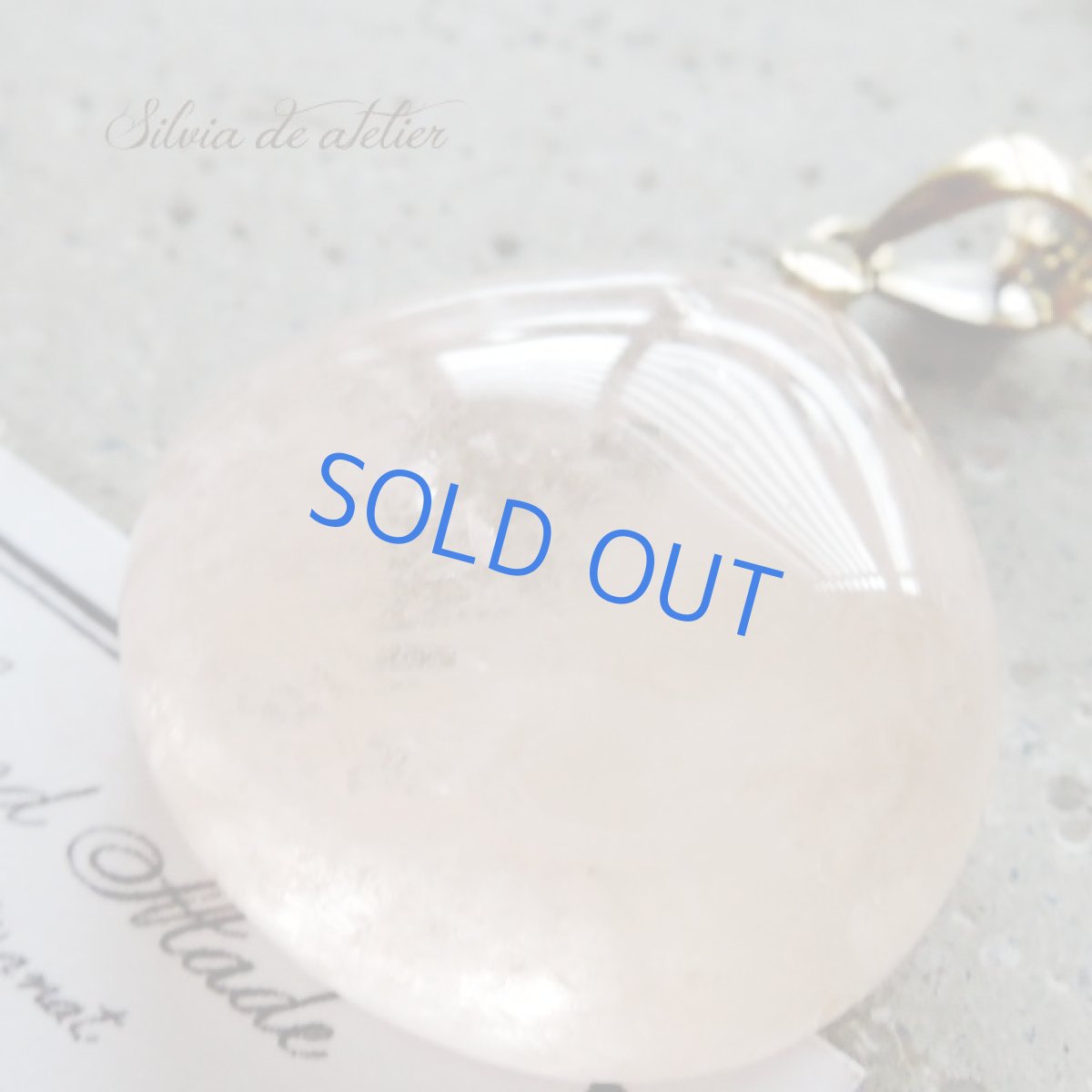 画像4: <1点もの・マロン>大粒 ピンクアクアマリン(モルガナイト) つるりんシェイプ 約50cm14kgfネックレス (4)