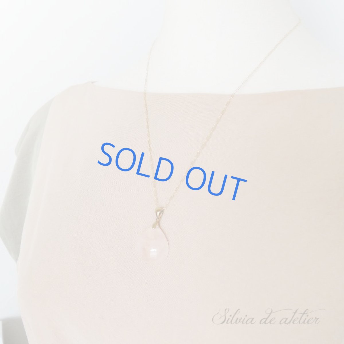 画像7: <1点もの・マロン>大粒 ピンクアクアマリン(モルガナイト) つるりんシェイプ 約50cm14kgfネックレス (7)