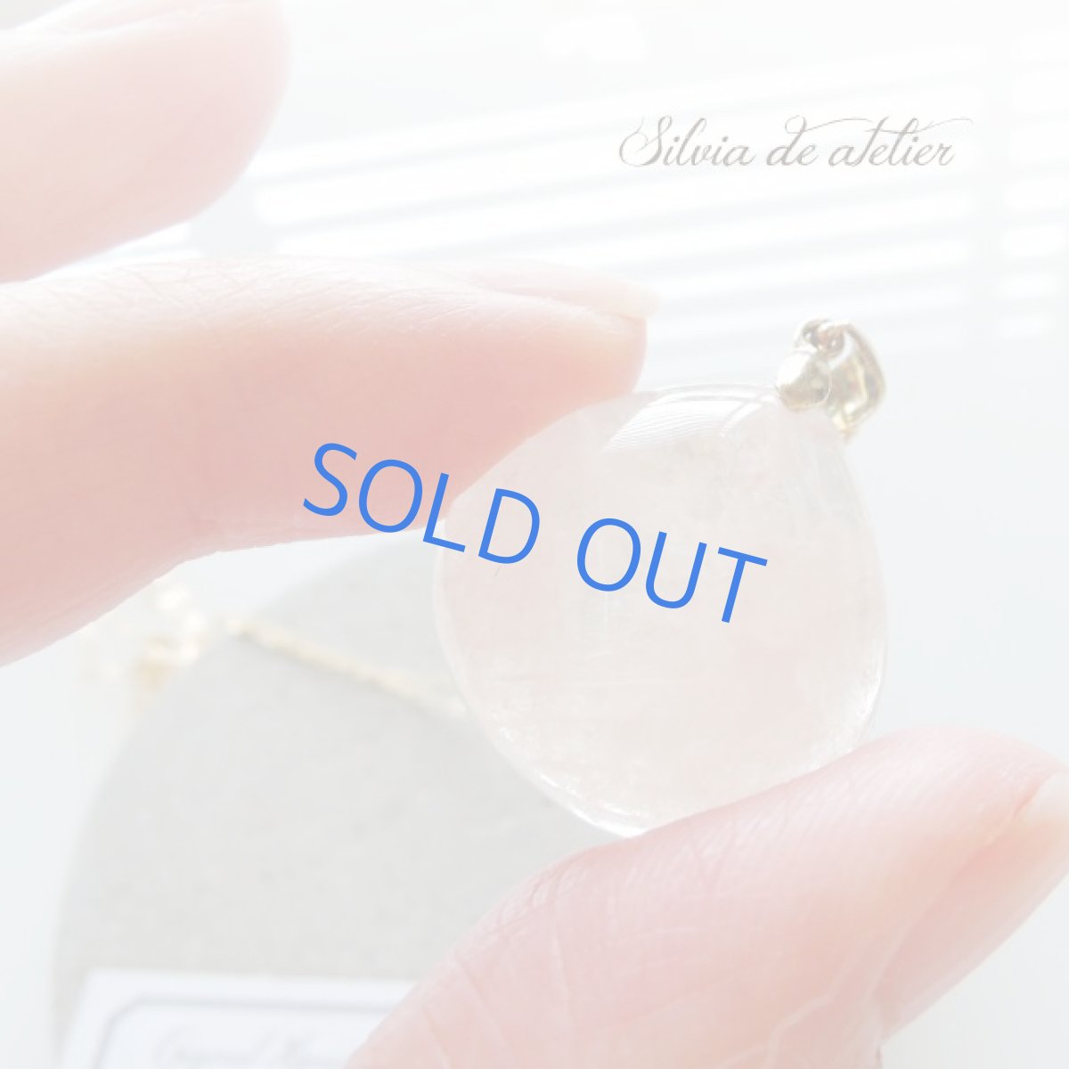 画像3: <1点もの・マロン>大粒 ピンクアクアマリン(モルガナイト) つるりんシェイプ 約50cm14kgfネックレス (3)