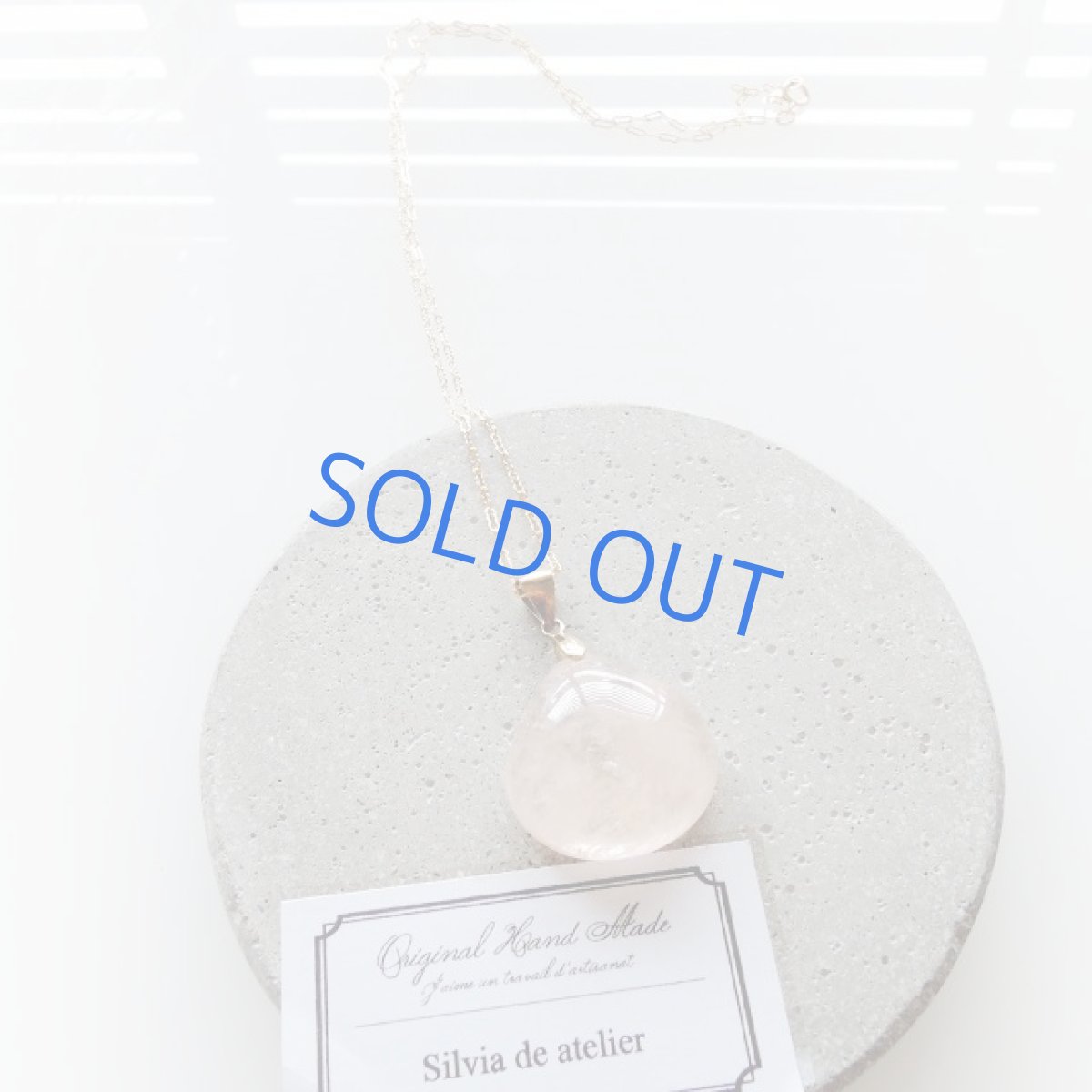 画像5: <1点もの・マロン>大粒 ピンクアクアマリン(モルガナイト) つるりんシェイプ 約50cm14kgfネックレス (5)