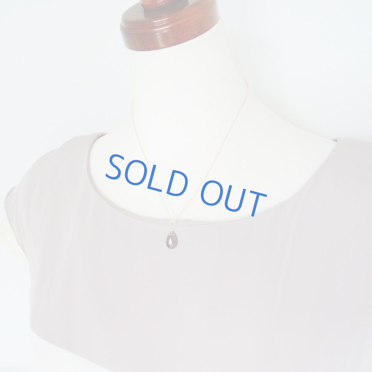 画像6: 【1点もの・Cバーガンディ】AAA　エレスチャルクォーツ　ペアシェイプ　14kgfネックレス約40cm (6)