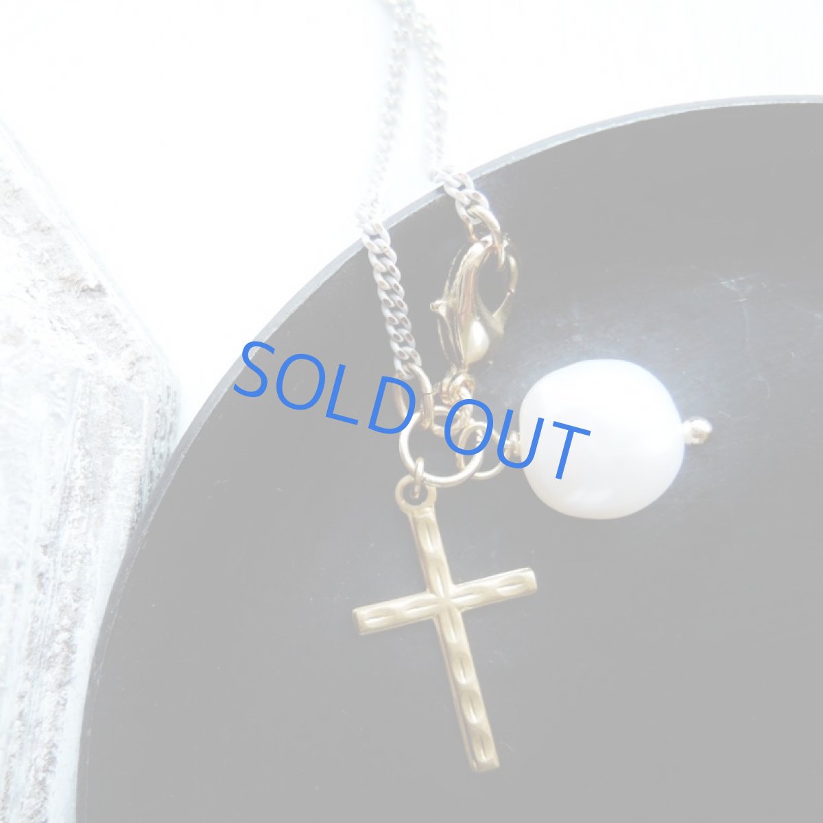 画像6: 【残り１】２WAY　ペルー産　ブルーオパール　オーバル型　カボション　ホワイトチェーンネックレス (6)