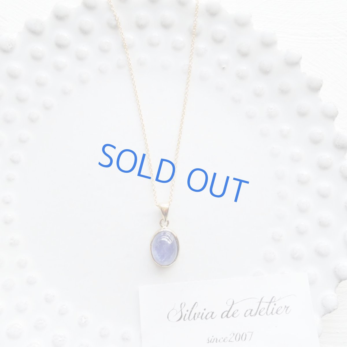 画像4: <1点もの・D>AAAランク タンザナイト オーバル型フレームストーン 14kgfネックレス (4)