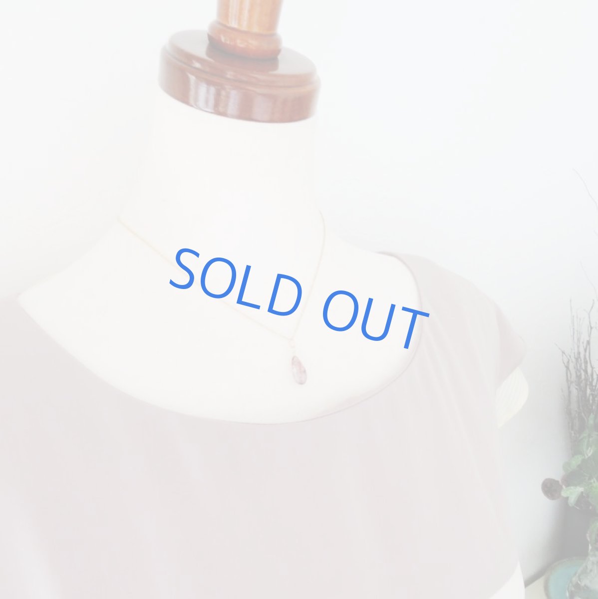 画像7: 【1点もの・Bアメジストレッド】AAA　エレスチャルクォーツ　スムース　ペアシェイプ　14kgfネックレス約40cm (7)