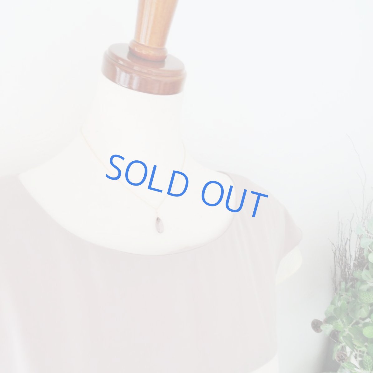 画像6: 【1点もの・Aエンジ】AAA　エレスチャルクォーツ　スムース　ペアシェイプ　14kgfネックレス約40cm (6)