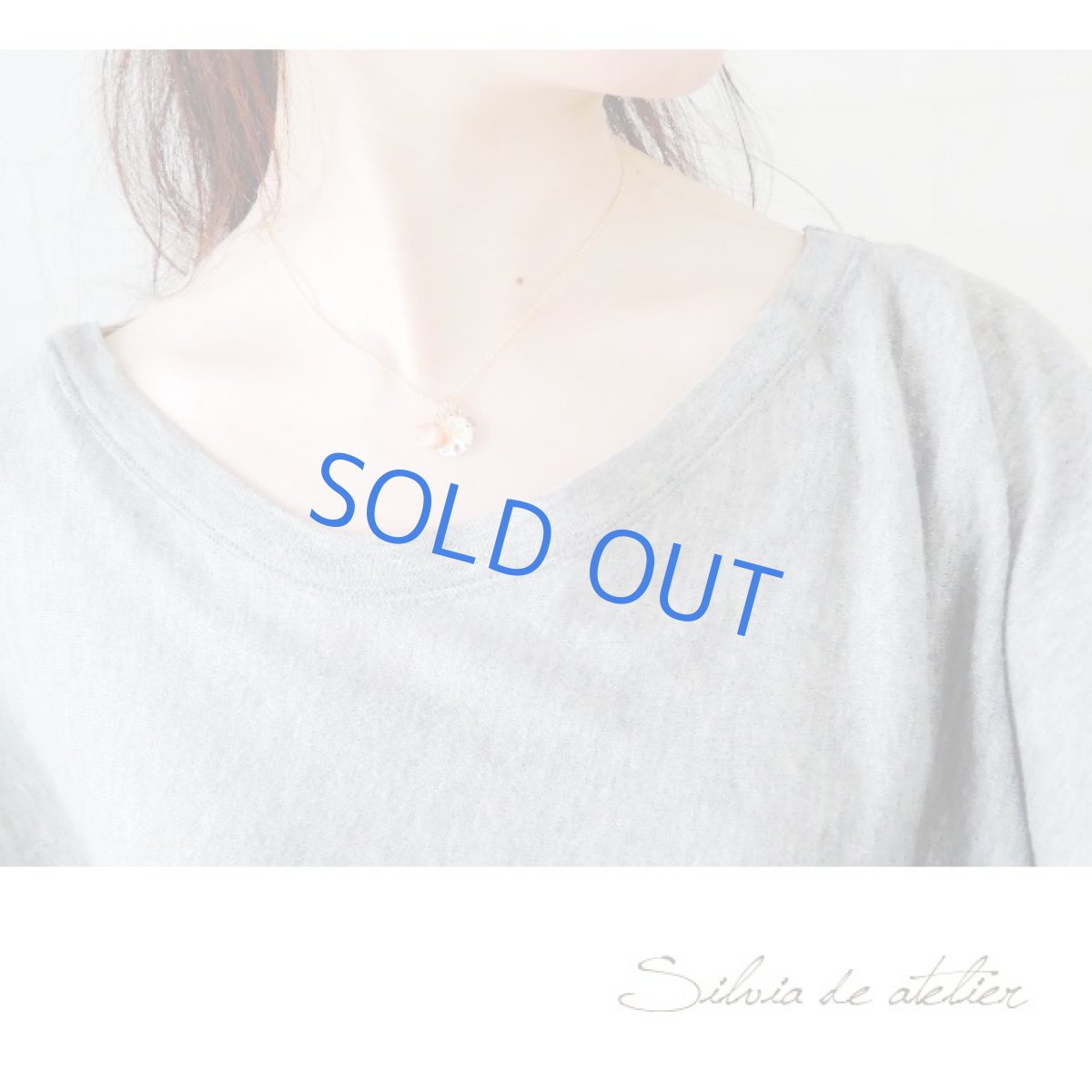 画像5: ハワイ沖産　天然ピンクコーラル　M　アクアマリン付き　14kgf40cmネックレス (5)