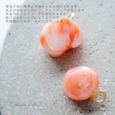 画像2: ハワイ沖産　天然ピンクコーラル　M　アクアマリン付き　14kgf40cmネックレス (2)