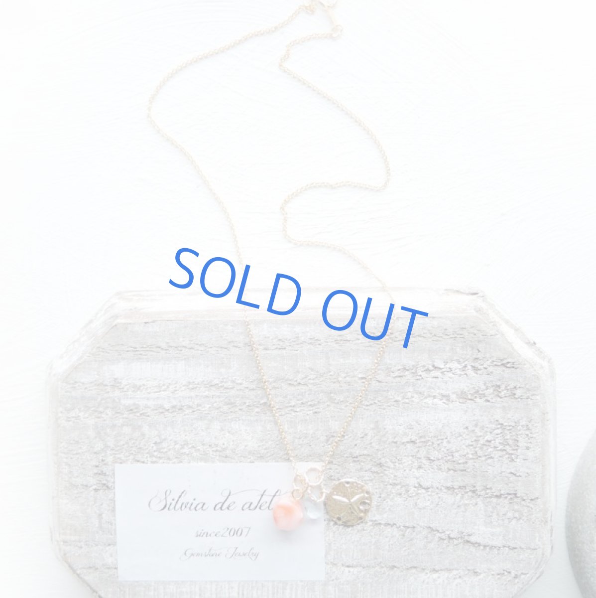 画像3: ハワイ沖産　天然ピンクコーラル　M　アクアマリン付き　14kgf40cmネックレス (3)